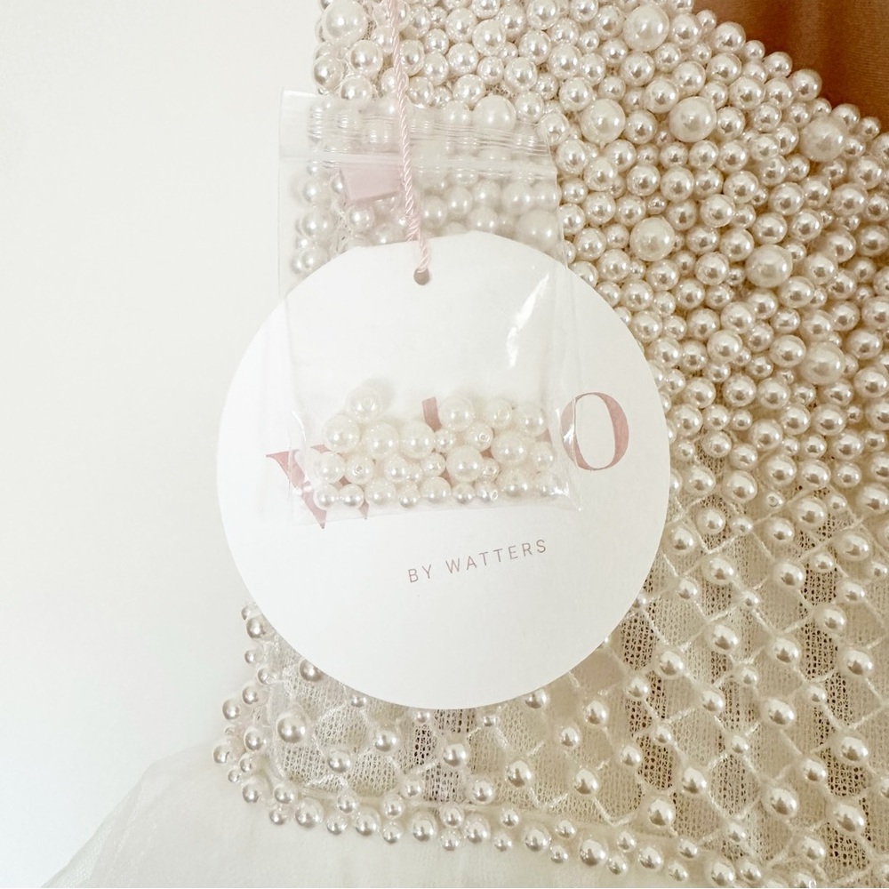 BHLDN Wtoo by Watters Maeve Strapless Embellished Corset Mini Dress - Picture 10 of 16